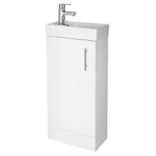 cloakroom basin and unit