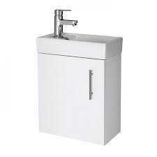 cloakroom basin and unit