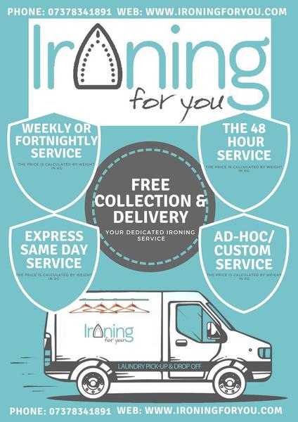 Clothes Ironing Service in Coventry - Free Collection amp Delivery