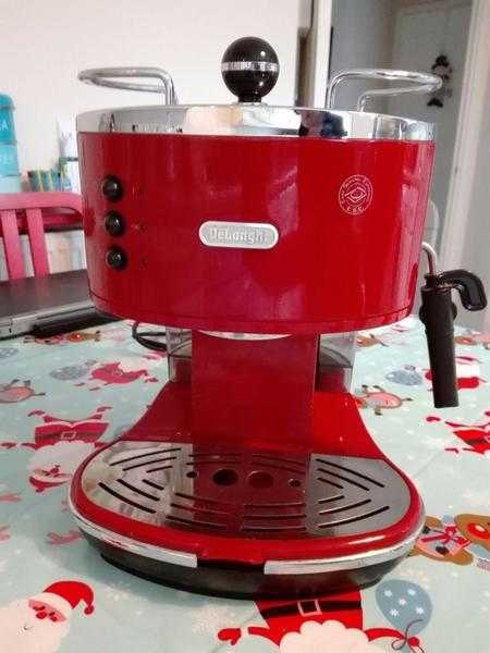 Coffee Machine Delonghi Icona Red