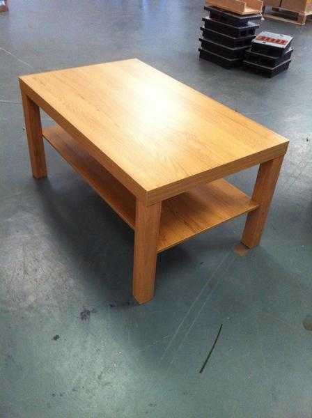 Coffee table with storage shelf