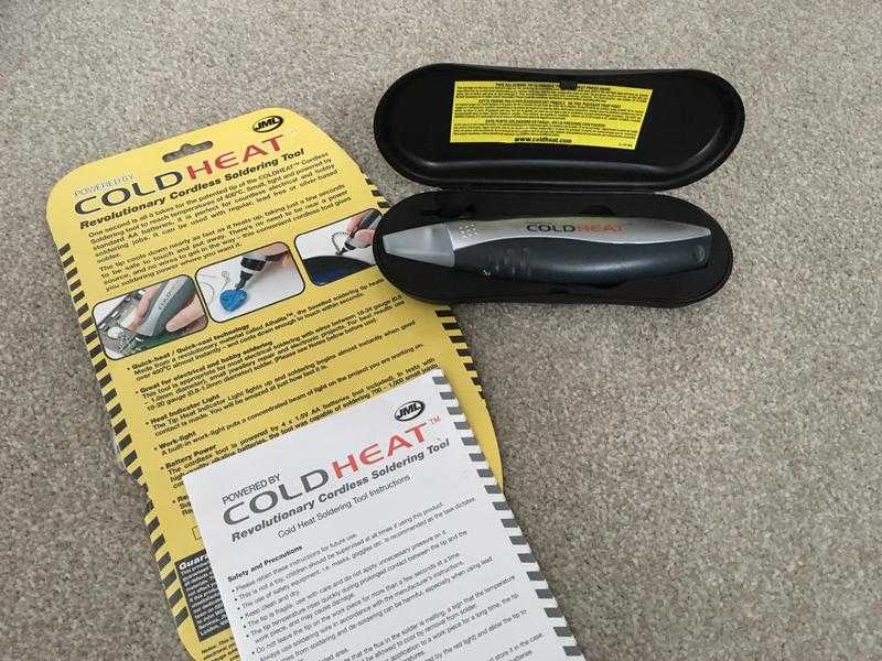 Coldheat cordless soldering tool