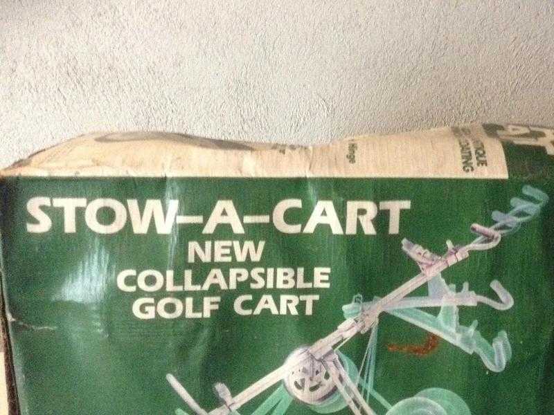 Collapsible golf cart