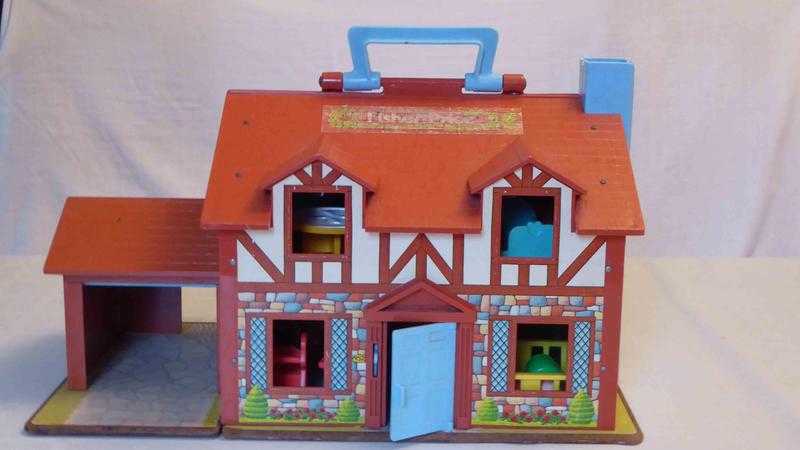 Collectible Fisher Price 1970s dolls house