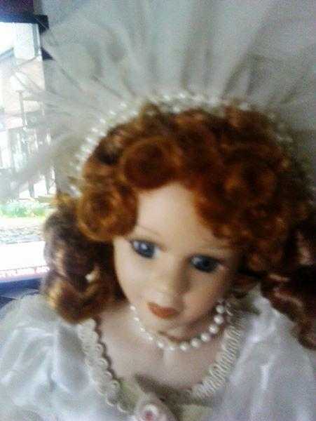 Collectible porcelain doll