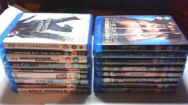 COLLECTION OF 17 BLU RAY FILMS, SOME SEALED-JOBLOT