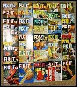 COLLECTION OF FIX IT DIY MAGAZINES