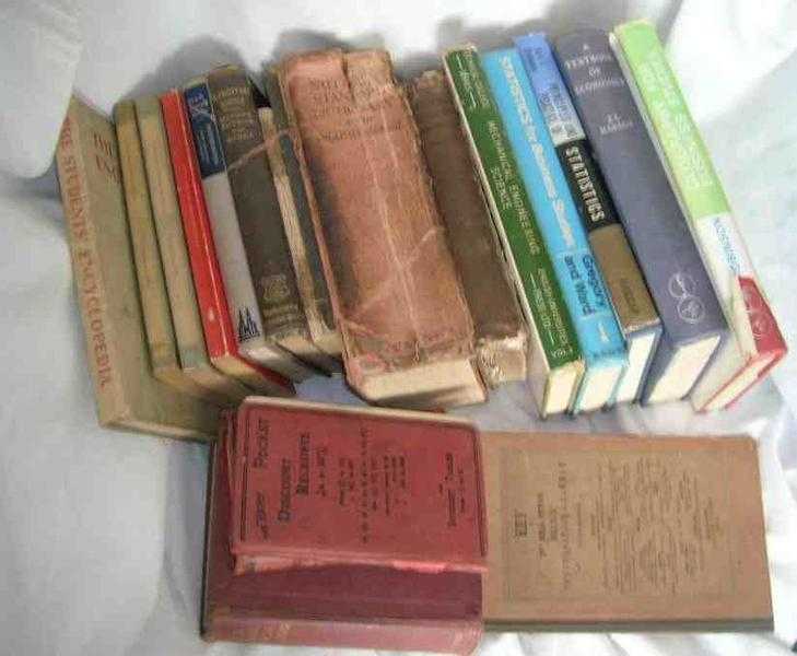 collection of old books