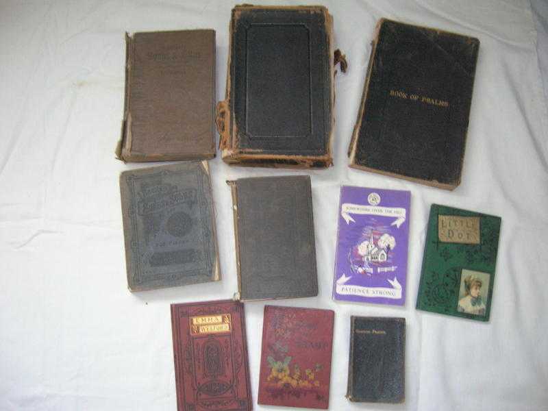 collection of old religious books