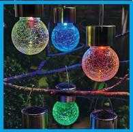 Colour changing crackle ball lights