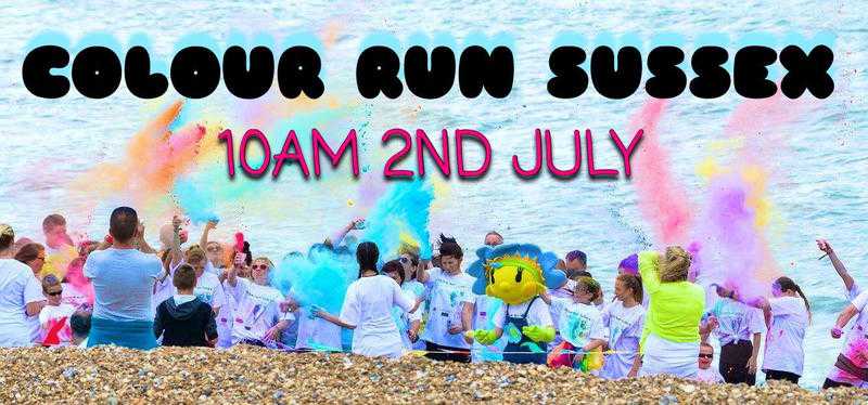 COLOUR RUN SUSSEX - 5k Eastbourne seafront cancer charity event