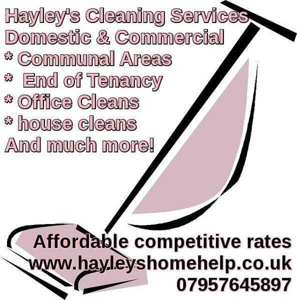Comercial and domestic cleaning services