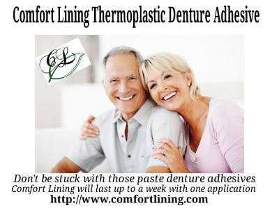 Comfort Lining Thermoplastic Denture Adhesive 1 oz