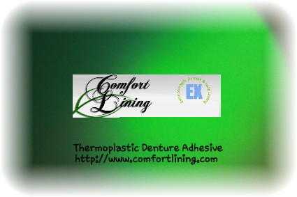 Comfort Lining Thermoplastic Denture Adhesive EX