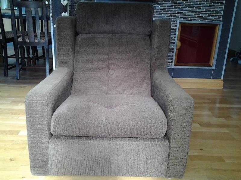 Comfortable brown armchair for sale