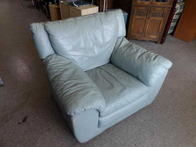 Comfy Armchair  Faux Leather Chair - Local Delivery Service Available