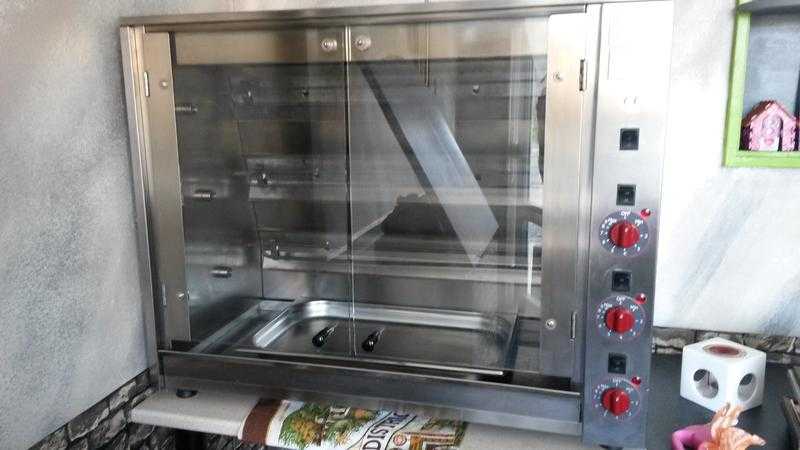 COMMERCIAL CHICKEN ROTISSERIE 3 RODS-single phase