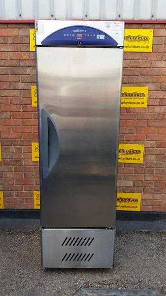 COMMERCIAL USE WILLIAMS HZ12 ZIRCON STAINLESS STEEL SINGLE DOOR FRIDGE