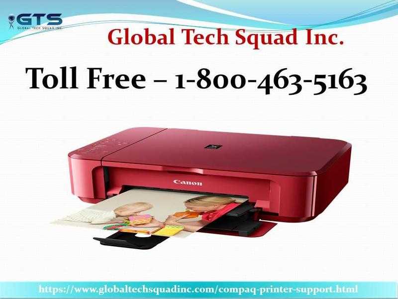Compaq printer support Dial Now 18004635163