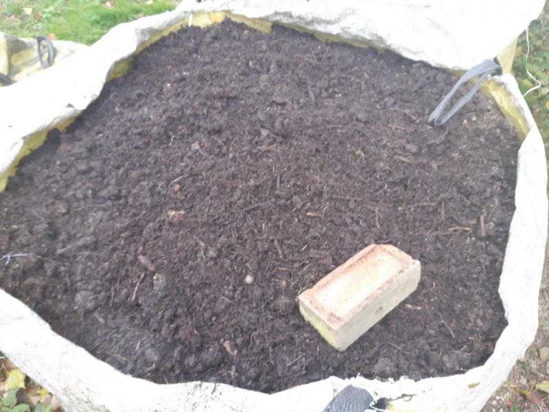 Compost (bulk bag) nr Coningsby, Lincolnshire