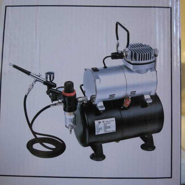 Compressor with Airbrush,new.