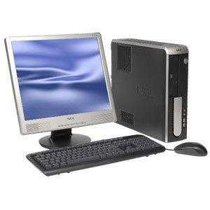 COMPUTER NEC AMD 2.3GHZ 2GB RAM 80GB WINDOWS 7 17INCH TFT MONITOR KEYBOARD MOUSE AND LEADS