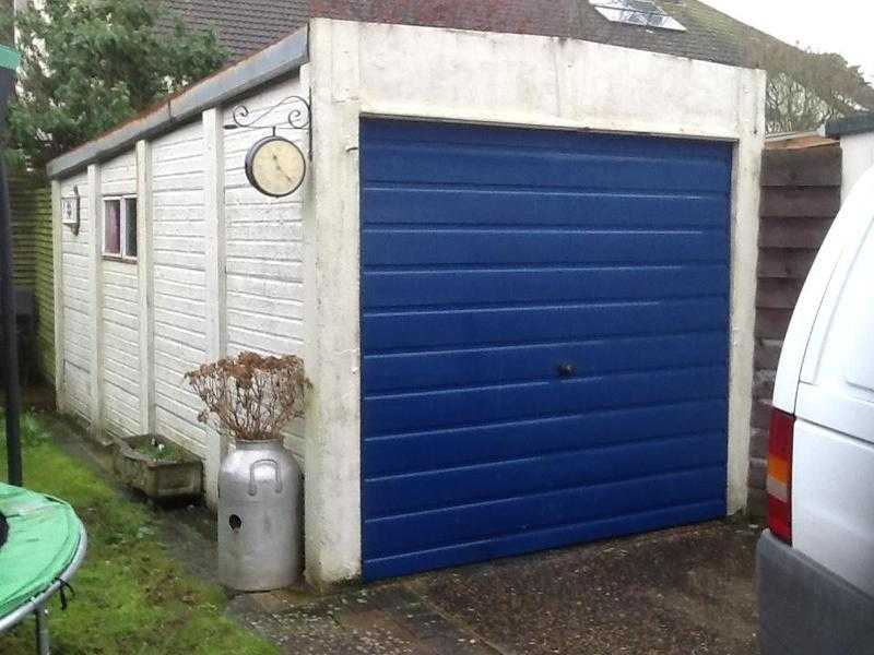 Concrete garage