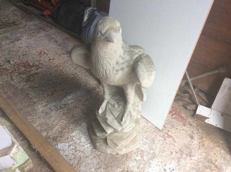 Concrete garden eagle ornament