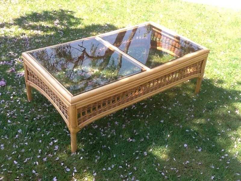 Conservatory glass top table