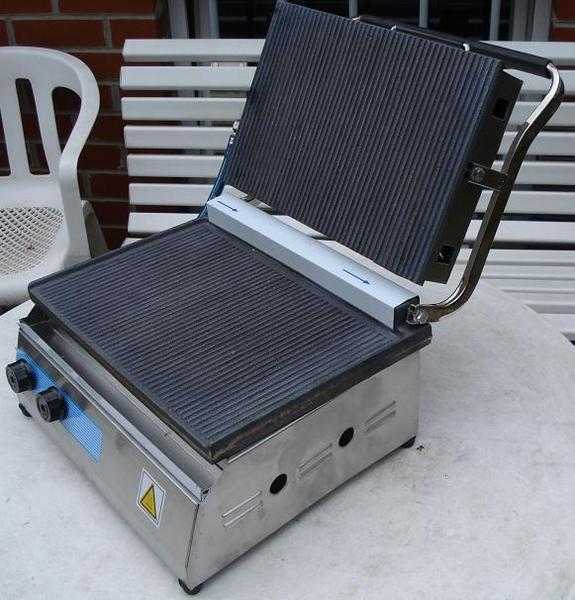 CONTACT GRILL GAS Lpg LP HeavyDuty Sandwich PANINI Toaster Griddle OVEN
