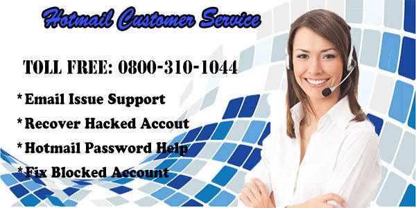 Contact UK Hotmail Customer Support Phone Number 0800-310-1044