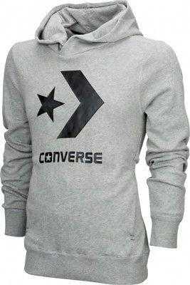 Converse CONS Core Large Logo Popover Hoodie - Vintage Grey Heather Converse Sweatshirts mens