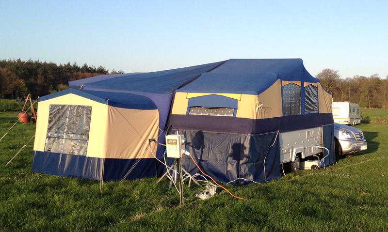 Conway Cruiser 2005 Folding Camper with Awning, Bed Skirts amp Bedroom Annexe, Sleeps up to 8