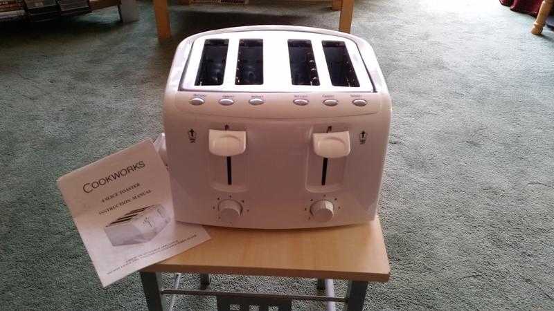 COOLWORKS KT 223 4 SLICE TOASTER ARGOS