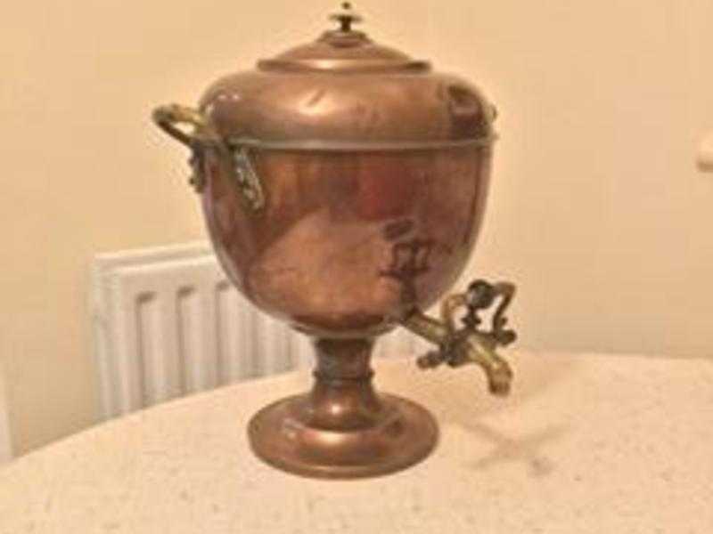 Copper and Brass Samovar.