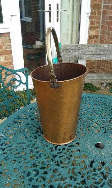 Copper coal bucket