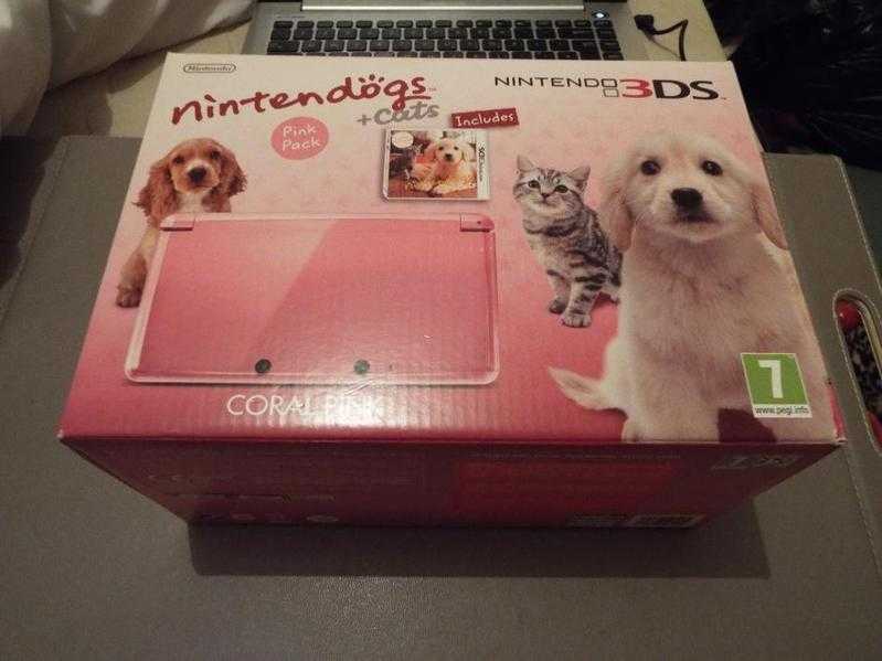 Coral Pink Nintendo 3DS, brand new in box