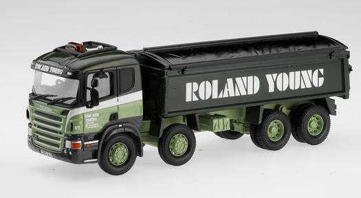 CORGI ROAD TRANSPORT HAULIERS OF RENOWN Scania P Tipper - Roland Young CC14201 SCALE 1.50