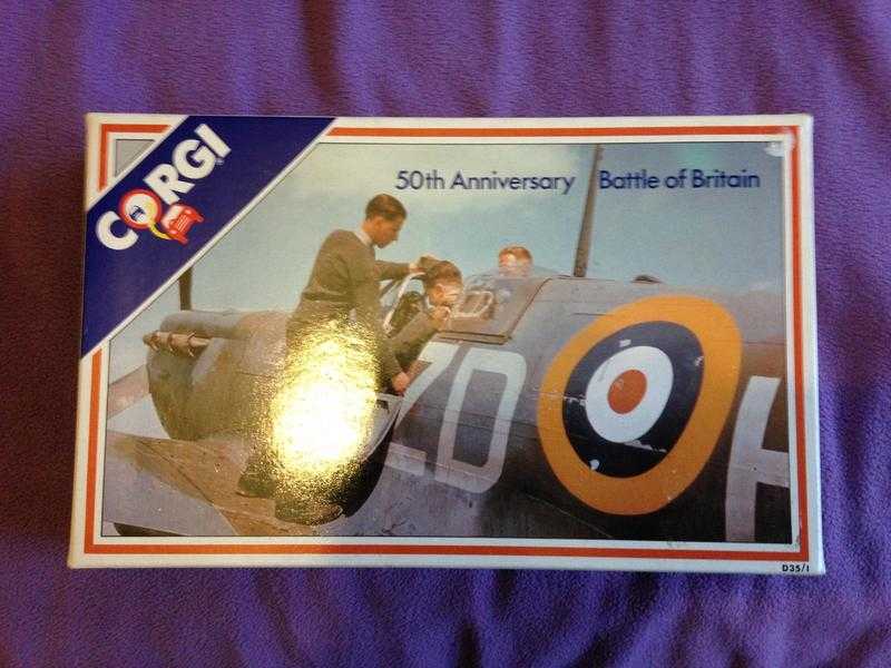 CORGI,BATTLE OF BRITAIN 50TH ANNIVERSARY MODELS, BEDFORD COACH, MORRIS 1000 VAN, FORD ZEPHYR