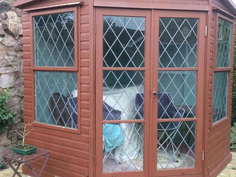 Corner Wooden Summerhouse 7ft x 7ft