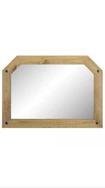 CORONA MEXICAN PINE LARGE MIRROR