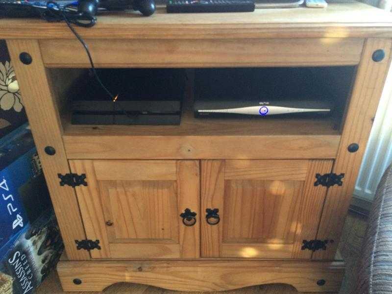 Corona solid pine TV Stand and dresser unit