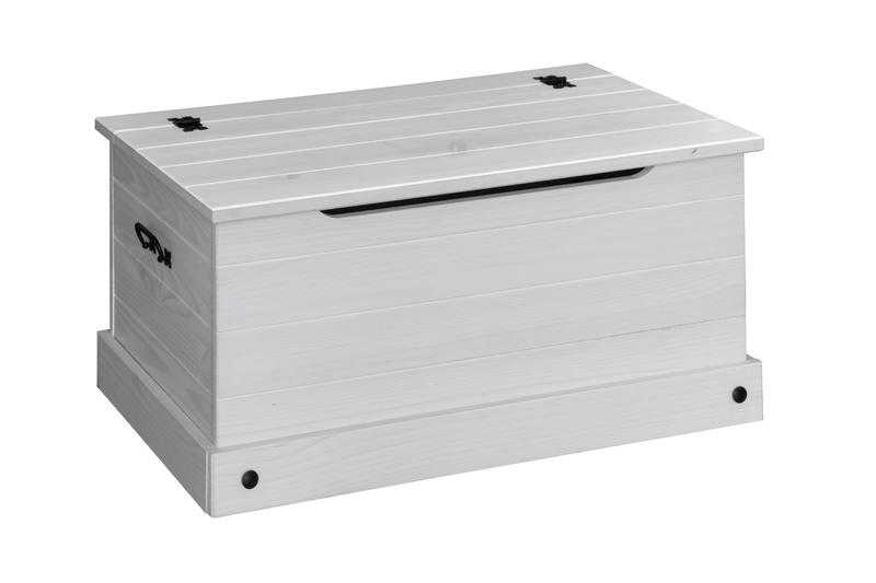 Corona White Pine Ottoman Blanket Box from Southern Home Furnishings