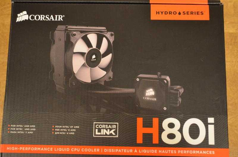 Corsair H80i High Performance Liquid CPU Cooler CW-9060008-WW