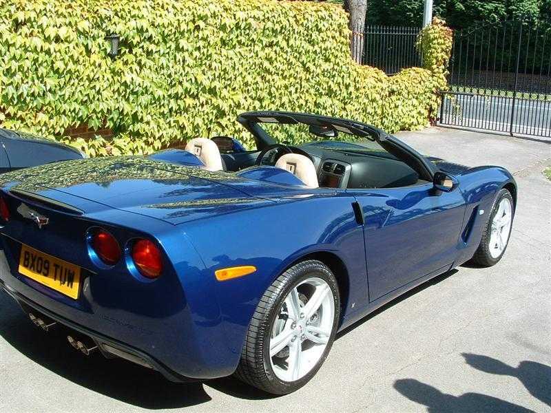 CORVETTE C6 AUTO, BLUE, 2009