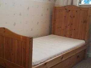 Cot and mattress