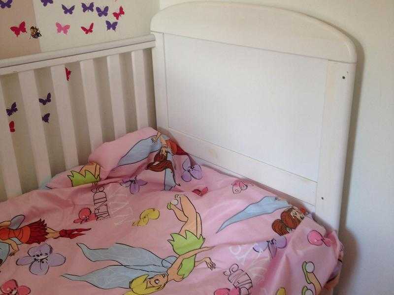 Cot bed and changing station