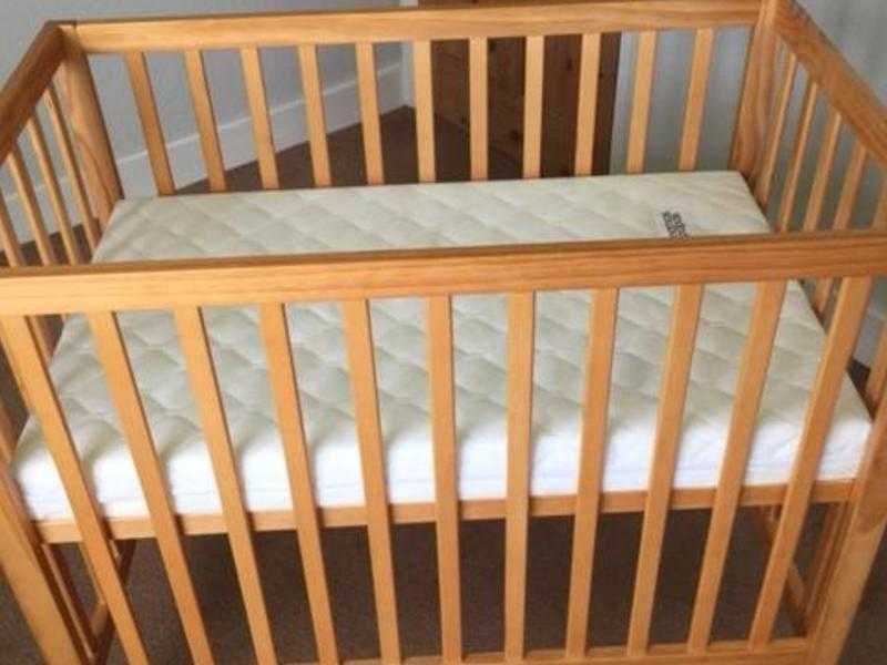 Cot bed with mattress for sale