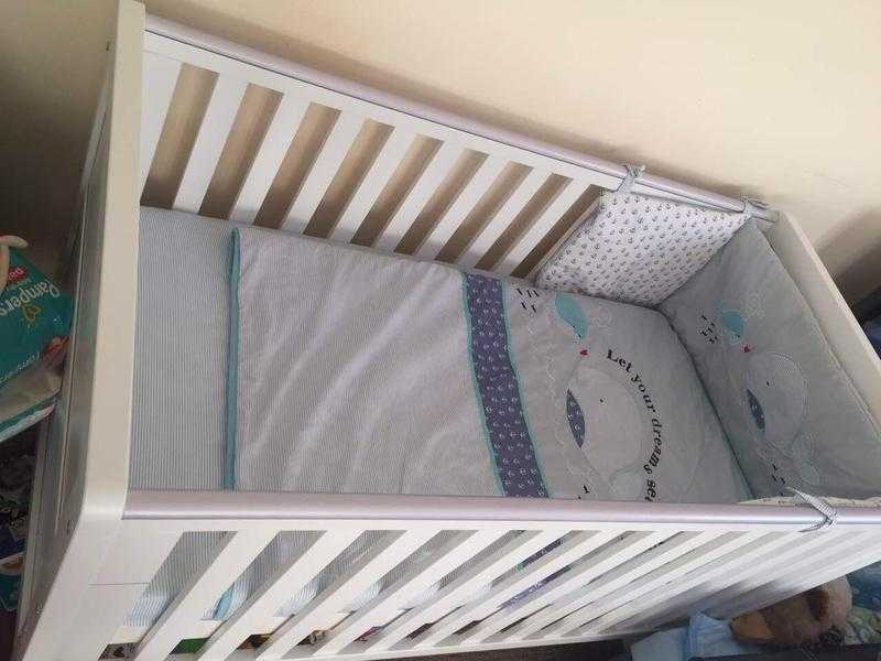 Cot Bed with Saplings Spring Cot Mattress