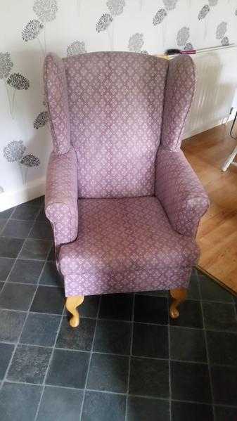 Country Wingback Fireside Armchair